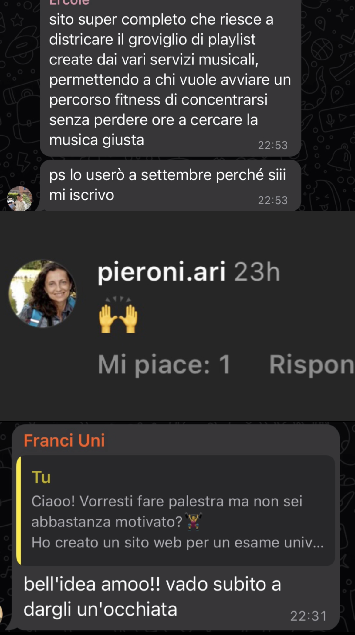 commenti positivi